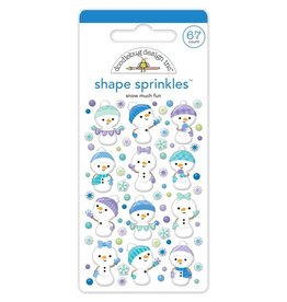 DOODLEBUG DESIGNS DOODLEBUG DESIGN SNOW MUCH FUN SHAPE SPRINKLES