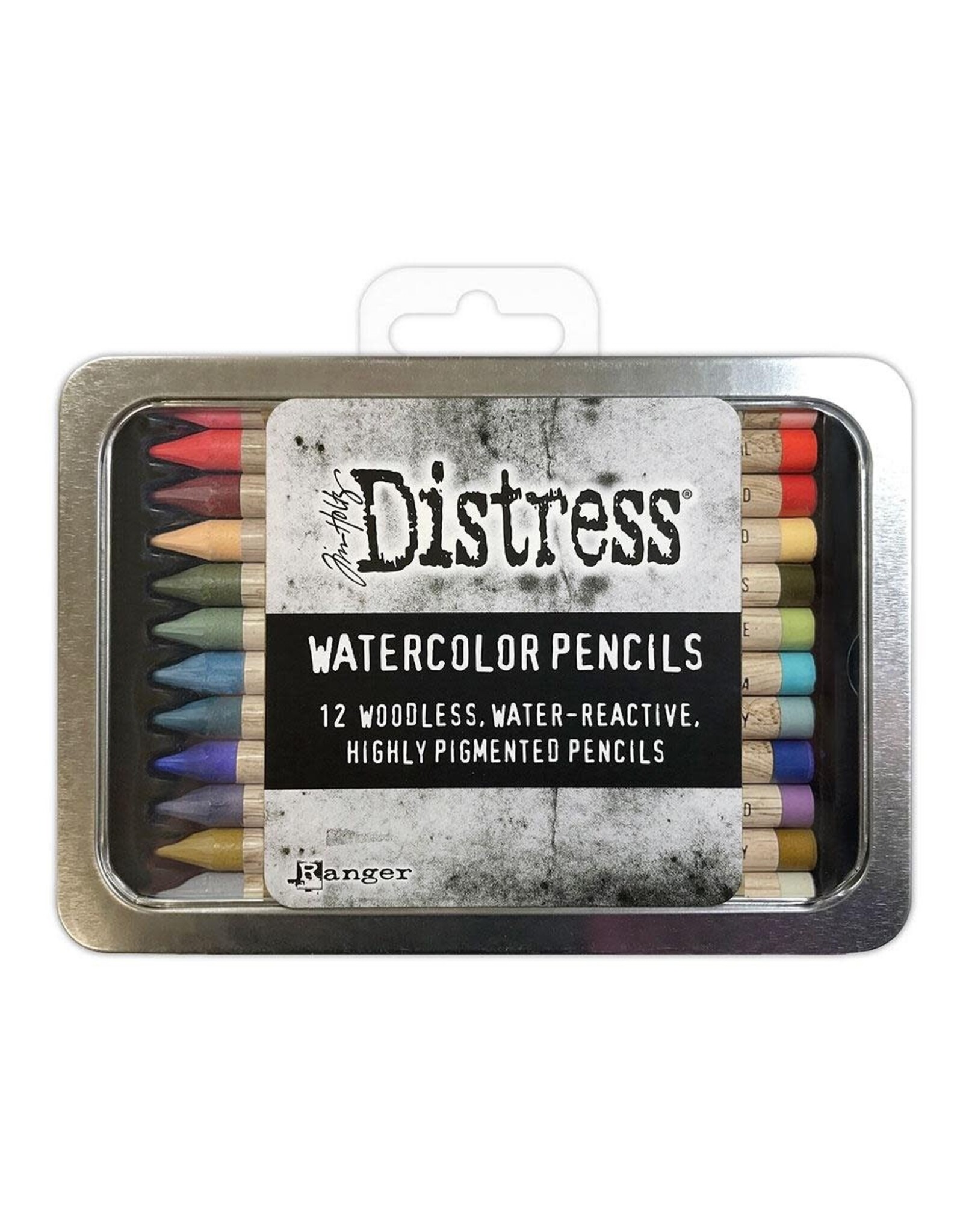 RANGER TIM HOLTZ DISTRESS WATERCOLOR PENCILS SET #6 12/PK