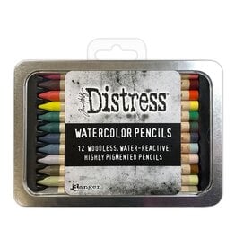 RANGER TIM HOLTZ DISTRESS WATERCOLOR PENCILS SET #5 12/PK