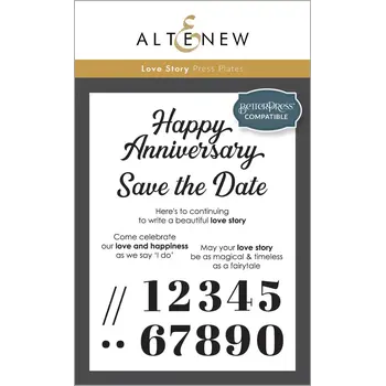 ALTENEW ALTENEW BETTERPRESS LOVE STORY PRESS PLATES