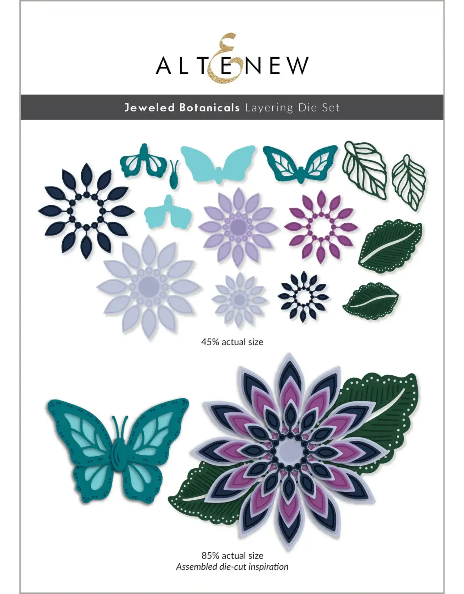 ALTENEW ALTENEW JEWELED BOTANICALS LAYERING DIE SET