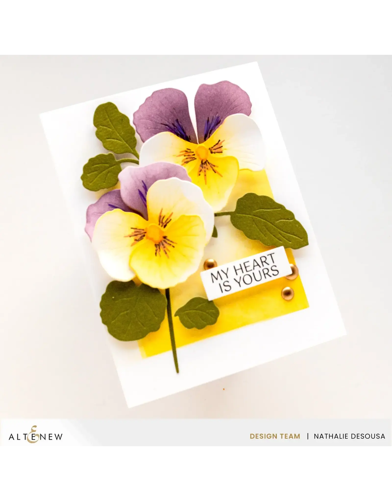 ALTENEW ALTENEW CRAFT-A-FLOWER PANSIES LAYERING DIE SET