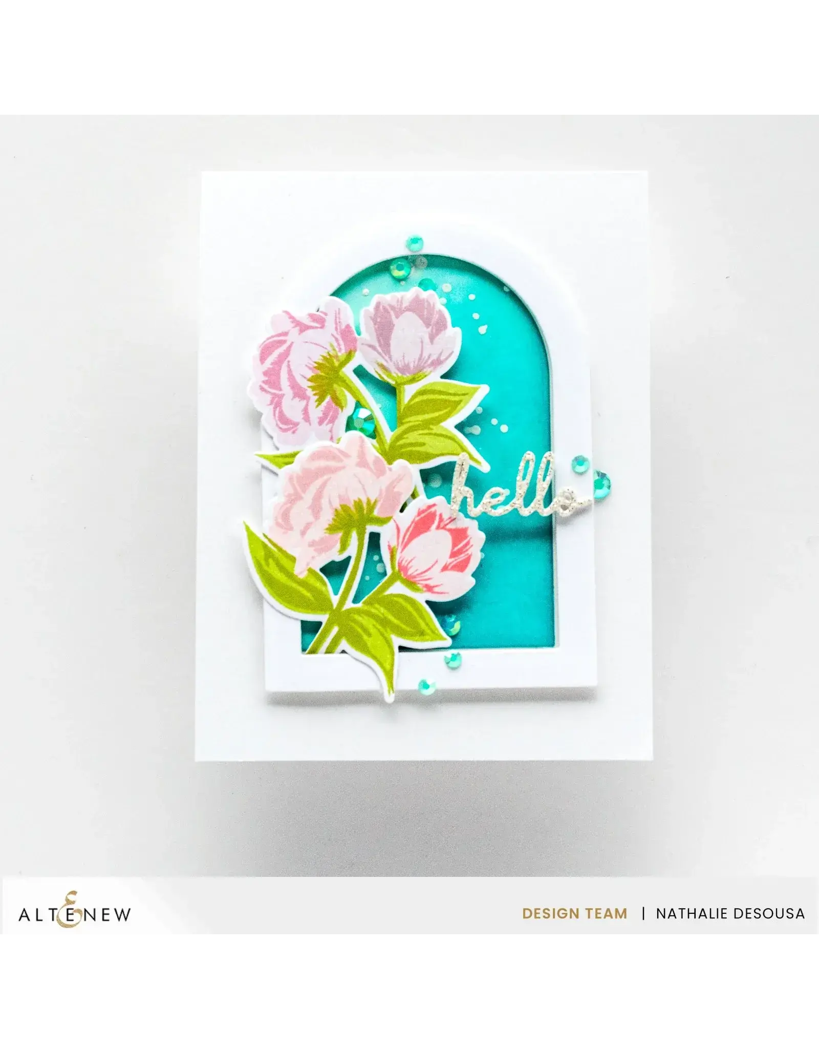 ALTENEW ALTENEW MINI DELIGHT: BOUNTIFUL BLOOMS LAYERING CLEAR STAMP & DIE SET