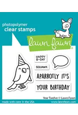 LAWN FAWN LAWN FAWN YEAR TWELVE CLEAR STAMP AND DIE SET