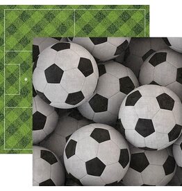 PAPER HOUSE PRODUCTIONS PAPER HOUSE ALL STAR SOCCER 12X12 CARDSTOCK