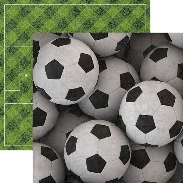 PAPER HOUSE PRODUCTIONS PAPER HOUSE ALL STAR SOCCER 12X12 CARDSTOCK