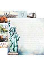 PAPER HOUSE PRODUCTIONS PAPER HOUSE LADY LIBERTY 12X12 CARDSTOCK