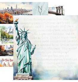 PAPER HOUSE PRODUCTIONS PAPER HOUSE LADY LIBERTY 12X12 CARDSTOCK