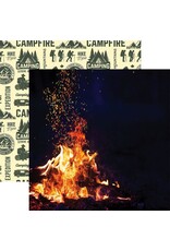 PAPER HOUSE PRODUCTIONS PAPER HOUSE CAMPFIRE 12x12 CARDSTOCK