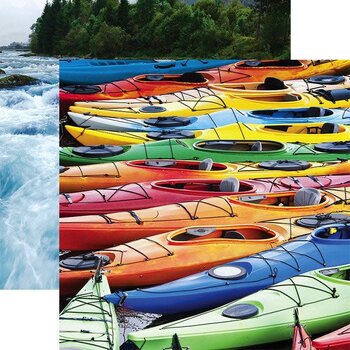 PAPER HOUSE PRODUCTIONS PAPER HOUSE KAYAKS 12x12 CARDSTOCK