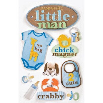 PAPER HOUSE PRODUCTIONS PAPER HOUSE LITTLE MAN 3D STICKERS