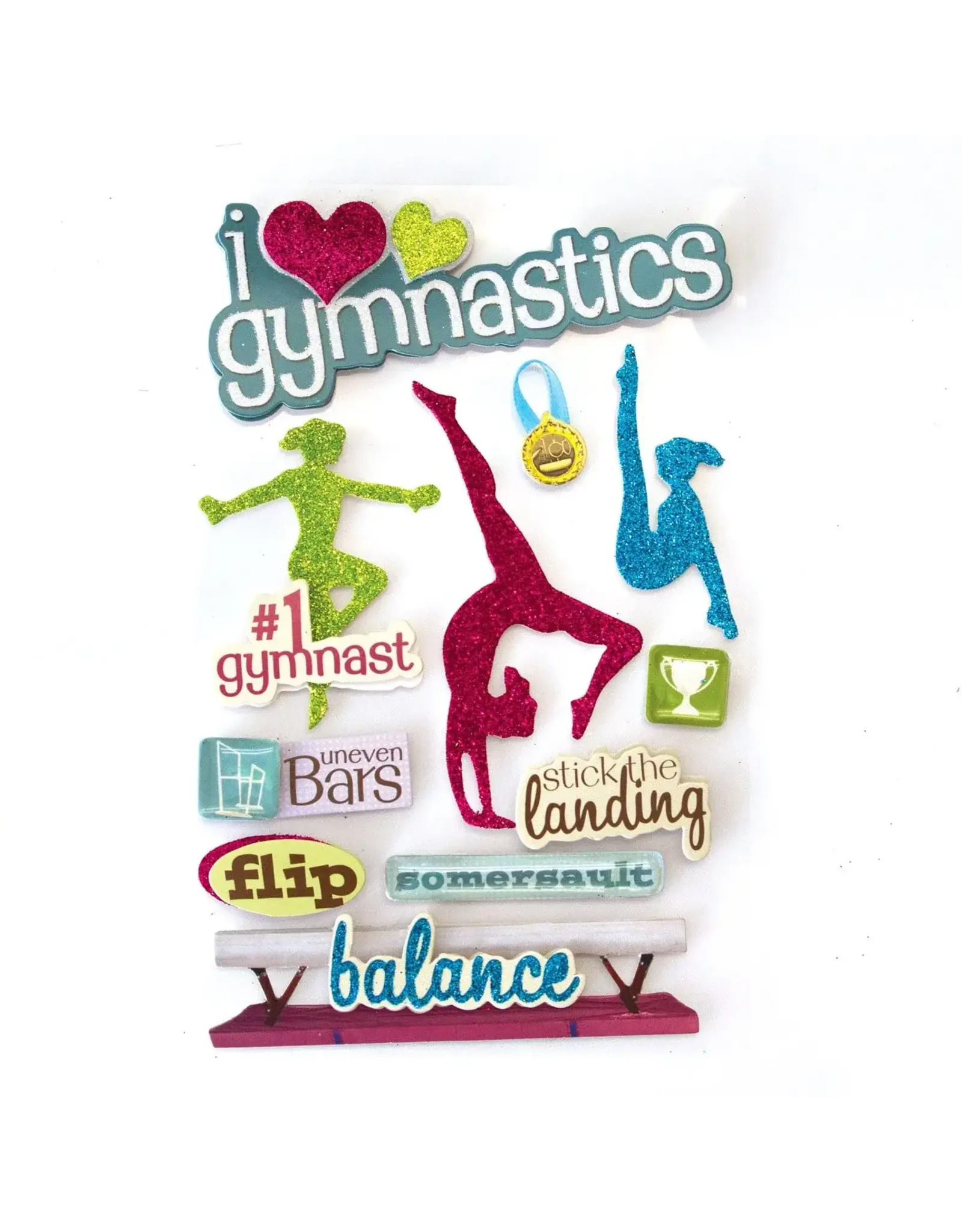 PAPER HOUSE PRODUCTIONS PAPER HOUSE GYMNASTICS 3D STICKERS