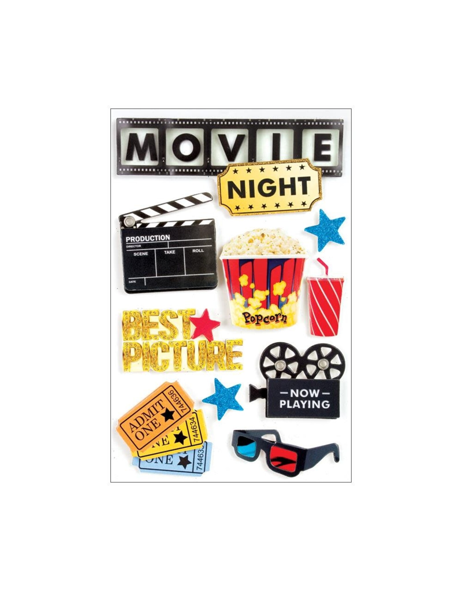 PAPER HOUSE PRODUCTIONS PAPER HOUSE MOVIE NIGHT 3D STICKERS