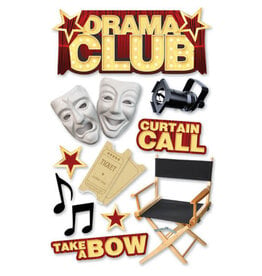 PAPER HOUSE PRODUCTIONS PAPER HOUSE DRAMA CLUB 3D STICKERS