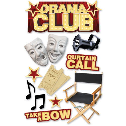 PAPER HOUSE PRODUCTIONS PAPER HOUSE DRAMA CLUB 3D STICKERS