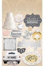 PAPER HOUSE PRODUCTIONS PAPER HOUSE STICKY PIX TO HAVE & TO HOLD WEDDING MULTIPACK STICKER SHEETS