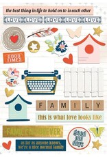 PAPER HOUSE PRODUCTIONS PAPER HOUSE STICKY PIX ONE BIG HAPPY FAMILY MULTIPACK STICKERS