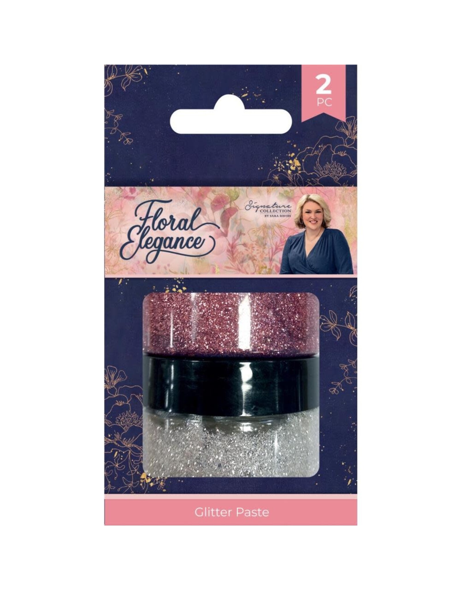 CRAFTERS COMPANION CRAFTERS COMPANION SARA DAVIES SIGNATURE COLLECTION FLORAL ELEGANCE GLITTER PASTE 30ml