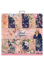 CRAFTERS COMPANION CRAFTERS COMPANION SARA DAVIES SIGNATURE COLLECTION FLORAL ELEGANCE 12x12 PAPER PAD