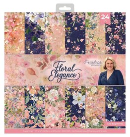 CRAFTERS COMPANION CRAFTERS COMPANION SARA DAVIES SIGNATURE COLLECTION FLORAL ELEGANCE 12x12 PAPER PAD