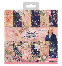 CRAFTERS COMPANION CRAFTERS COMPANION SARA DAVIES SIGNATURE COLLECTION FLORAL ELEGANCE 6x6 PAPER PAD