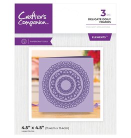 CRAFTERS COMPANION CRAFTERS COMPANION ELEMENTS DELICATE DOILY FRAMES DIE SET