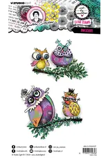STUDIOLIGHT STUDIOLIGHT ART BY MARLENE SIGNATURE COLLECTION OWLICIOUS CLEAR STAMP SET