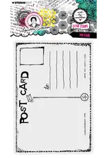 STUDIOLIGHT STUDIOLIGHT ART BY MARLENE SIGNATURE COLLECTION POST CARD CLEAR STAMP