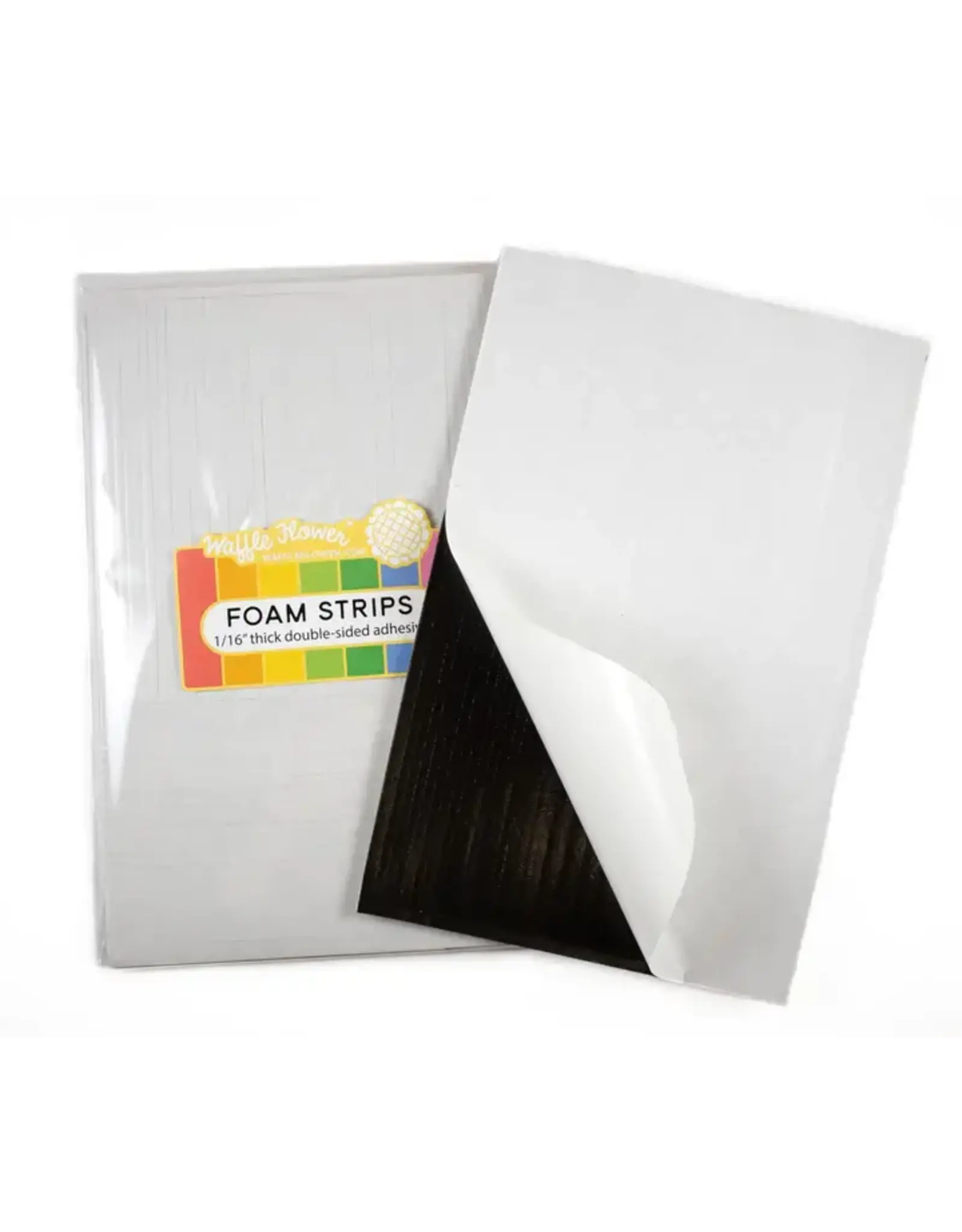 WAFFLE FLOWER WAFFLE FLOWER 1/16" THICK DOUBLE SIDED ADHESIVE BLACK FOAM STRIPS