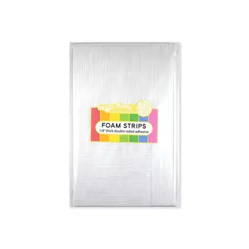 WAFFLE FLOWER WAFFLE FLOWER 1/8" THICK DOUBLE SIDED ADHESIVE BLACK FOAM STRIPS