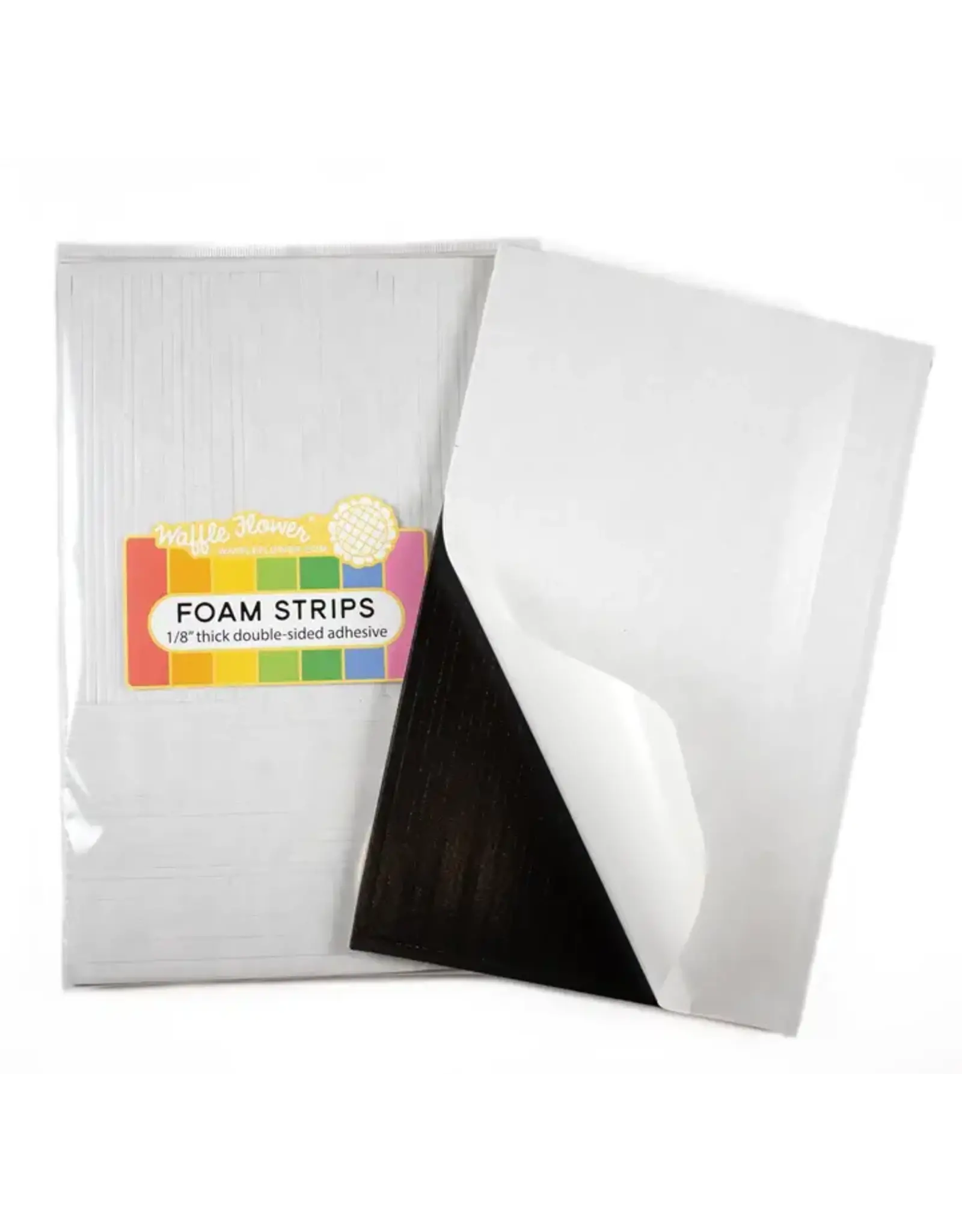 WAFFLE FLOWER WAFFLE FLOWER 1/8" THICK DOUBLE SIDED ADHESIVE BLACK FOAM STRIPS