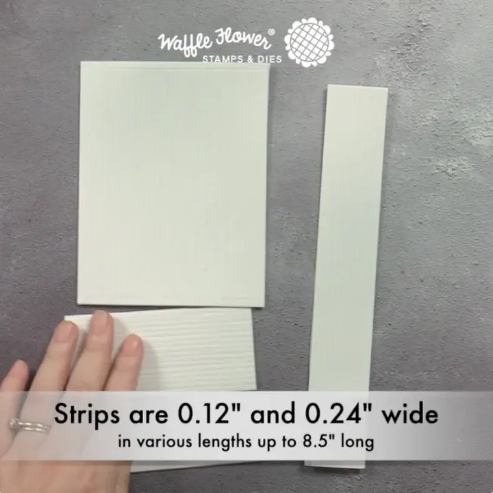 WAFFLE FLOWER WAFFLE FLOWER 1/8" THICK DOUBLE SIDED ADHESIVE WHITE FOAM STRIPS