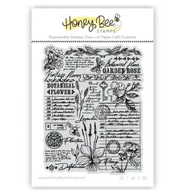 HONEY BEE HONEY BEE STAMPS VINTAGE FLORA CLING STAMP