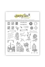 HONEY BEE HONEY BEE STAMPS POSTMARKED CLEAR STAMP SET