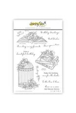 HONEY BEE HONEY BEE STAMPS LOVE IS A ROSE CLEAR STAMP SET