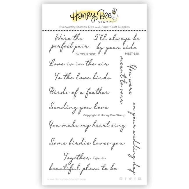 HONEY BEE STAMPS HONEY BEE STAMPS BY YOUR SIDE CLEAR STAMP SET