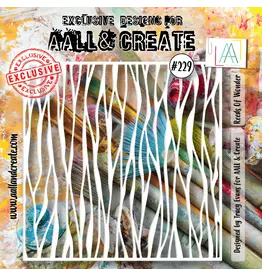 AALL & CREATE AALL & CREATE TRACY EVANS #229 REEDS OF WONDER 6x6 STENCIL