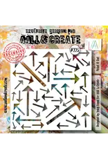 AALL & CREATE AALL & CREATE TRACY EVANS #225 POINT IT OUT 6x6 STENCIL