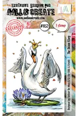 AALL & CREATE AALL & CREATE AUTOUR DE MWA #1152 THE SWAN KING A7 CLEAR STAMP