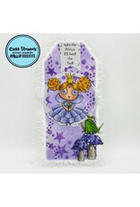 AALL & CREATE AALL & CREATE JANET KLEIN #1135 PRINCESS & FROGGY A7 CLEAR STAMP SET