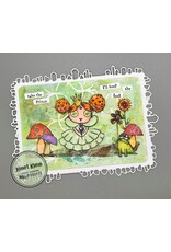 AALL & CREATE AALL & CREATE JANET KLEIN #1135 PRINCESS & FROGGY A7 CLEAR STAMP SET
