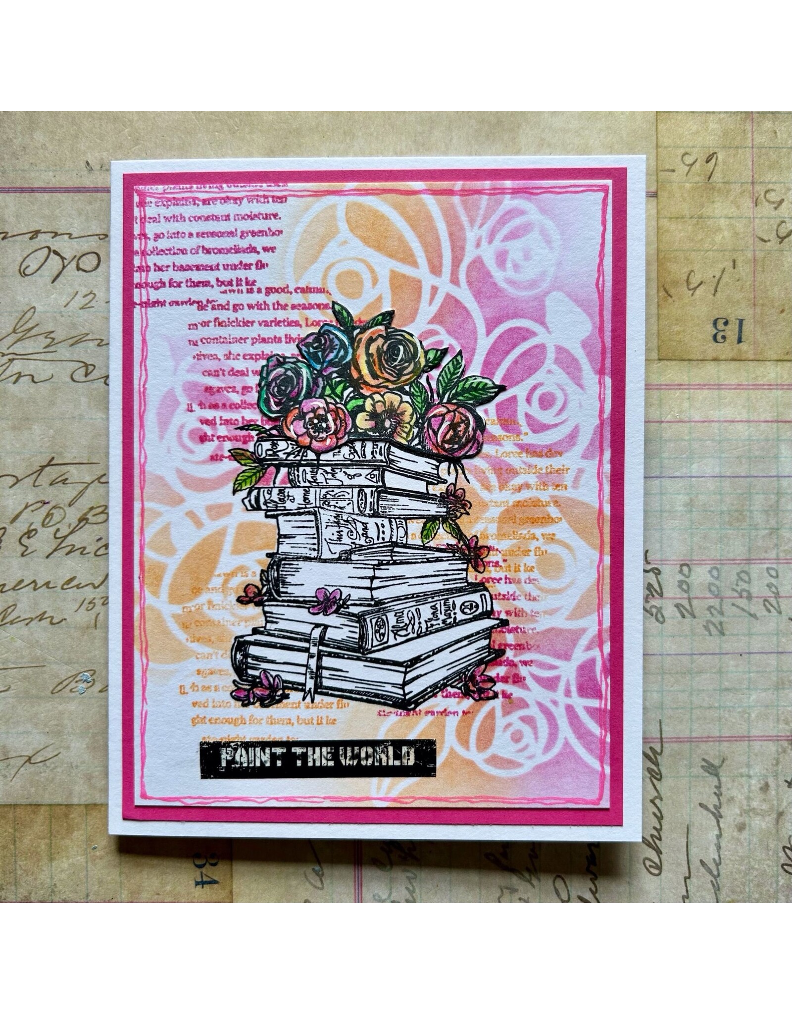 AALL & CREATE AALL & CREATE AUTOUR DE MWA #1149 THE STORY NEVER ENDS A7 CLEAR STAMP