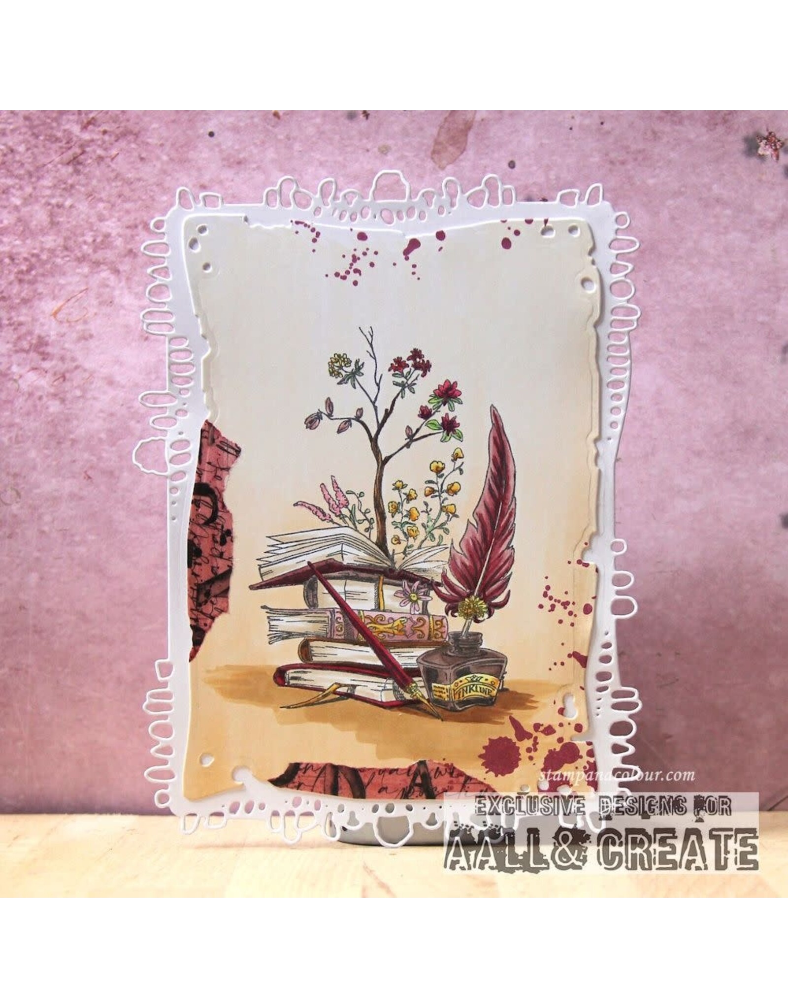 AALL & CREATE AALL & CREATE AUTOUR DE MWA #1151 SAPLING TALES A7 CLEAR STAMP