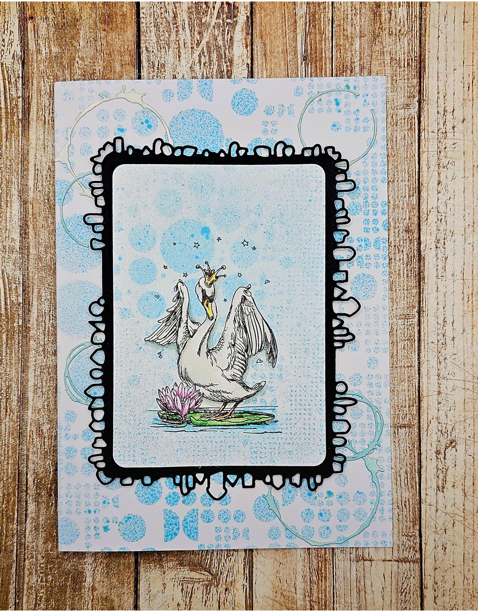 AALL & CREATE AALL & CREATE AUTOUR DE MWA #1152 THE SWAN KING A7 CLEAR STAMP