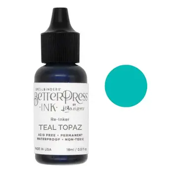 SPELLBINDERS SPELLBINDERS BETTERPRESS TEAL TOPAZ RE-INKER
