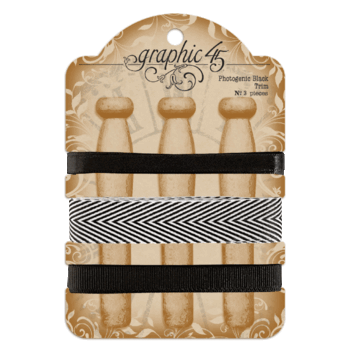 GRAPHIC 45 GRAPHIC 45 PHOTOGENIC BLACK TRIM