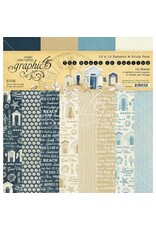 GRAPHIC 45 GRAPHIC 45 THE BEACH IS CALLING COLLECTION 12x12 PATTERNS & SOLIDS PACK 16 SHEETS