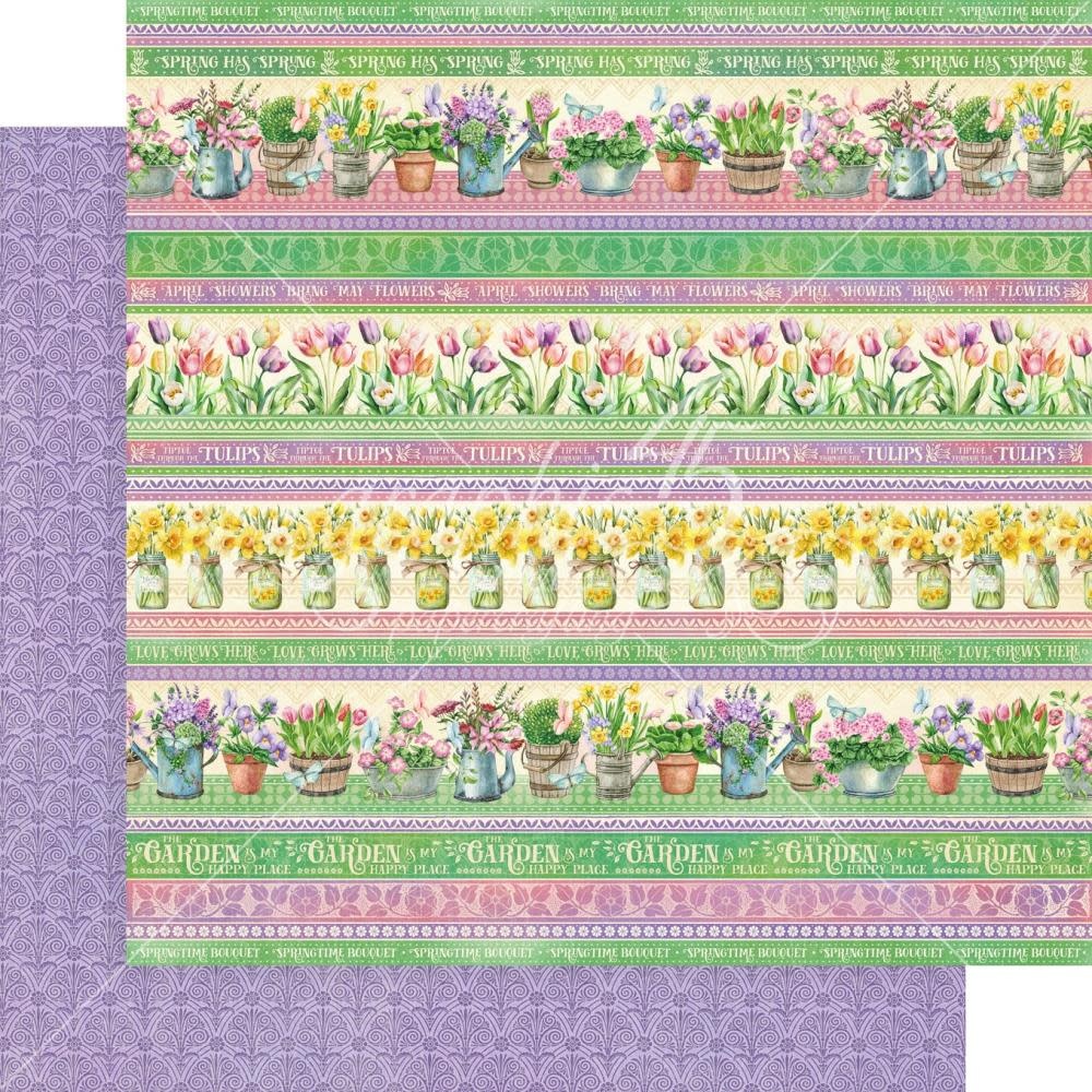 GRAPHIC 45 GRAPHIC 45 GROW WITH LOVE COLLECTION GARDEN CLUB 12x12 CARDSTOCK