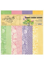 GRAPHIC 45 GRAPHIC 45 GROW WITH LOVE COLLECTION 12x12 PATTERNS & SOLIDS PACK 16 SHEETS