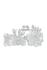 COUTURE CREATIONS COUTURE CREATIONS GARDEN OF EDEN COLLECTION YOU ARE AMAZING FLORAL LETTERPRESS PLATE